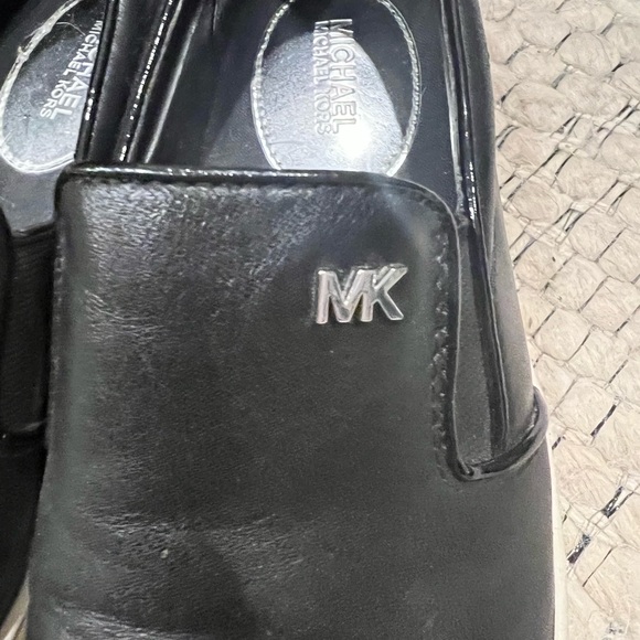 Michael Kors black Leather Slip Ons - Picture 6 of 6
